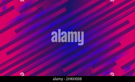 Abstract background of straight line design wrapped in neon light Stock Vector