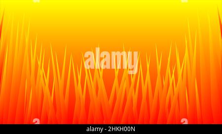 Abstract background of straight triangle design wrapped in orange color Stock Vector