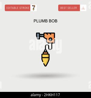 Plumb bob Stock Vector Images - Alamy