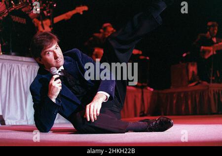 Daniel O'Donnell in concert at The Royal Albert Hall in London, UK. 29th October 1999. Stock Photo