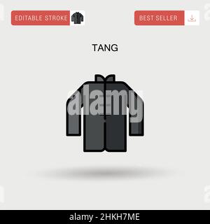 Tang Simple vector icon. Stock Vector