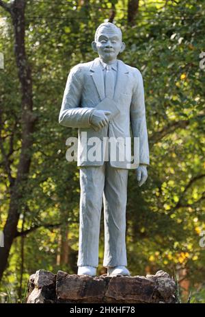 Statue Of Archaeologist Senarath Paranavitana, Sigiriya, Central ...