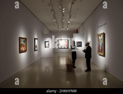 New York, USA. 04th Feb, 2022. Works of art are on display from Christie's 20th/21st Century London Evening Sale: Shanghai to London at Christie's in New York City on Friday, February 4, 2022. Photo by John Angelillo/UPI Credit: UPI/Alamy Live News