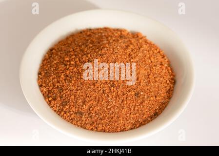 Sweet and Smokey BBQ Rub in a Bowl Stock Photo