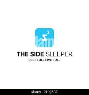 A logo design for a modern and professional bed company Stock Vector
