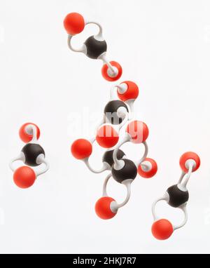 Water molecules Stock Photo