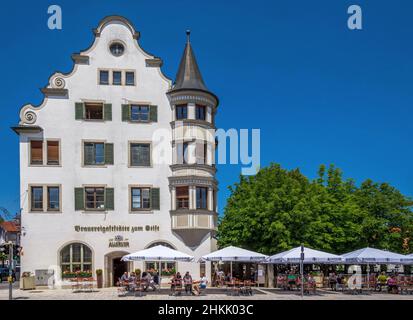Restaurant 'Zum Stift' in Kempten, Germany, Bavaria, Swabia, Allgaeu Stock Photo