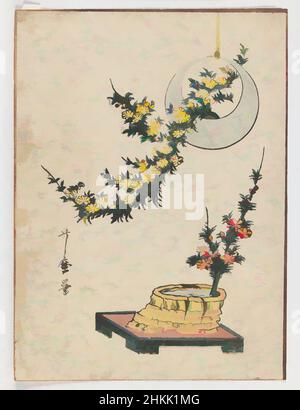 Art inspired by Still Life: Flowers, Kitagawa Utamaro, Japanese, 1753-1806, Woodblock print, Japan, ca. 1804, Edo Period, Image: 9 1/8 x 6 11/16 in., 23.2 x 17 cm, Classic works modernized by Artotop with a splash of modernity. Shapes, color and value, eye-catching visual impact on art. Emotions through freedom of artworks in a contemporary way. A timeless message pursuing a wildly creative new direction. Artists turning to the digital medium and creating the Artotop NFT Stock Photo