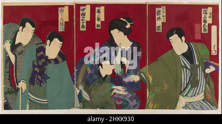 Japanese Woodblock Print of Actor Onoe Kikugoro V - Meiji Period Japanese Woodblock Print of Actor Onoe Kikugoro V - Meiji Period