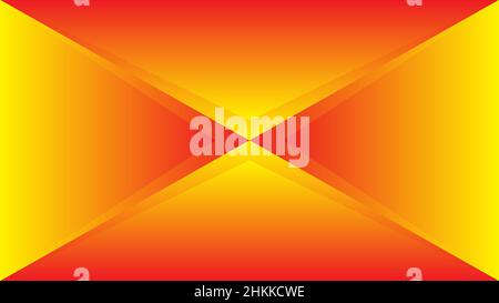 Triangle line abstract design background in orange gradient color Stock Vector