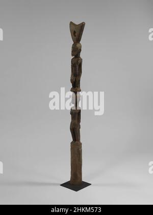 Couple Man and Woman Stand Wood Sculpture, Couple Wooden Carving