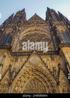 St. Vitus Cathedral in Prague, Czech Republic Stock Photo