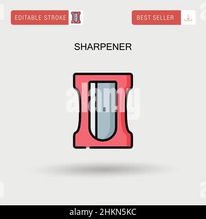 Sharpener Simple vector icon. Stock Vector