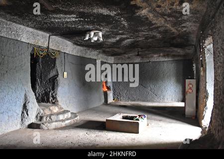 lonad caves - bhiwandi caves maharashtra Stock Photo