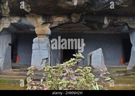 lonad caves - bhiwandi caves maharashtra Stock Photo