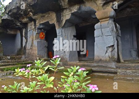 lonad caves - bhiwandi caves maharashtra Stock Photo