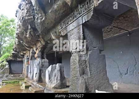 lonad caves - bhiwandi caves maharashtra Stock Photo