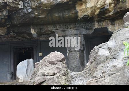 lonad caves - bhiwandi caves maharashtra Stock Photo