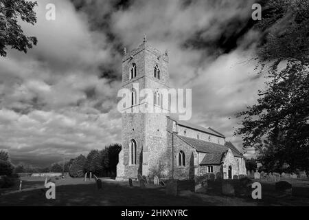 St Nicholas Church, Gayton village, North Norfolk, England, UK Stock Photo