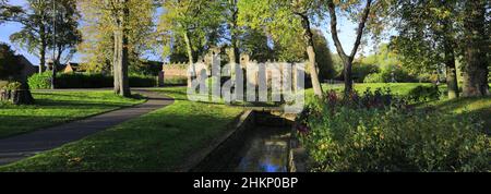 The Guannock Gate and town walls, Vancouver Gardens, the Walks park, King's Lynn, Norfolk, England Stock Photo