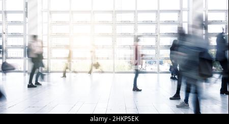 Abstract blur image of people walking in night street , Hong Kong Stock ...