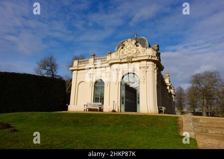 Greenhouse, Wrest Park, Silsoe, Bedfordshire, England Stock Photo