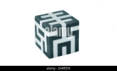 Objects printed by 3d printer Isolated on white background Stock Photo