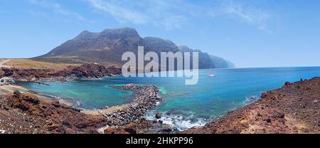 Beach Punta of Teno (Tenerife) Stock Photo