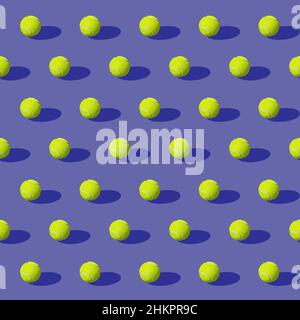 Tennis Ball Sport Pattern Texture Wallpaper Template Stock Vector
