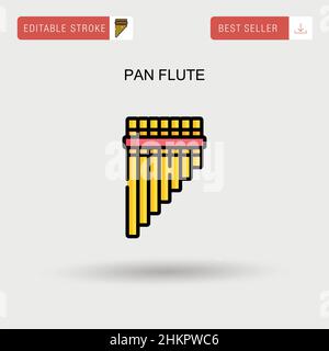 bamboo flute indian musical instrument Stock Vector Image & Art - Alamy