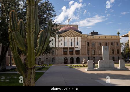 The Arizona State Capitol in Phoenix, Arizona, United States.The Capitol is now maintained as the Arizona Capitol Museum. Stock Photo