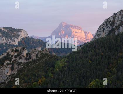 The view from the Anisclo Canyon Viewpoint Stock Photo