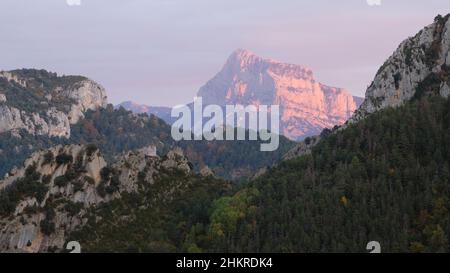 The view from the Anisclo Canyon Viewpoint Stock Photo