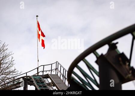 Bakken Amusement Park in Copenhagen, Denmark Stock Photo