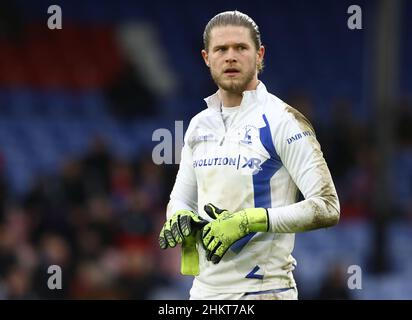 London, England, 5th February 2022. Ben Killip of Hartlepool United during the Emirates FA Cup match at Selhurst Park, London. Picture credit should read: Paul Terry / Sportimage Stock Photo