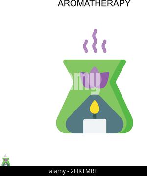 Aromatherapy Simple vector icon. Illustration symbol design template for web mobile UI element. Stock Vector