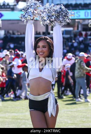 February 5, 2022: Seattle Seahawks quarterback Russell Wilson (3) during  the NFC Pro Bowl Practice at Las Vegas Ballpark in Las Vegas, Nevada.  Darren Lee/(Photo by Darren Lee/CSM/Sipa USA Stock Photo 