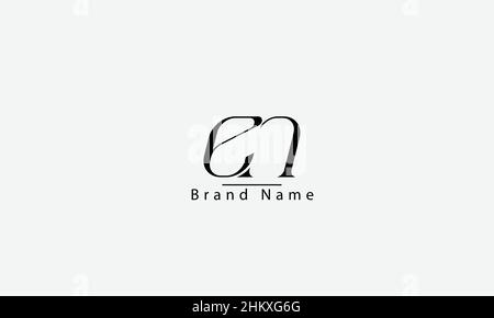 EN NE E N abstract vector logo monogram template Stock Vector