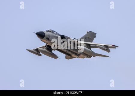 Italian Air Force Panavia Tornado IDS (REG: MM7013) departing in afterburner.