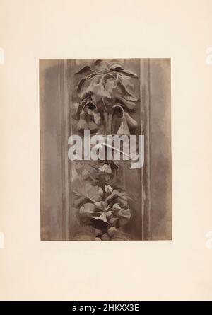 Art inspired by Relief of flowers and a bird, part of the bronze door of the Baptistry at Florence, Florence, c. 1870 - c. 1900, cardboard, albumen print, height 249 mm × width 180 mm, Classic works modernized by Artotop with a splash of modernity. Shapes, color and value, eye-catching visual impact on art. Emotions through freedom of artworks in a contemporary way. A timeless message pursuing a wildly creative new direction. Artists turning to the digital medium and creating the Artotop NFT Stock Photo