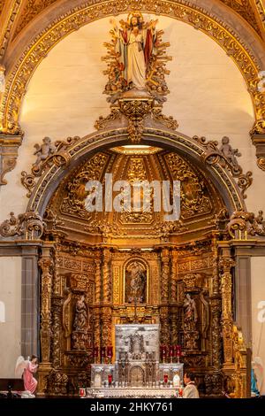 Old Basilica of Our Lady of Guadalupe, Mexico City. North America Stock Photo