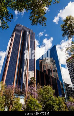 Mexican Stock Exchange Paseo de la Reforma, Mexico City. North America Stock Photo