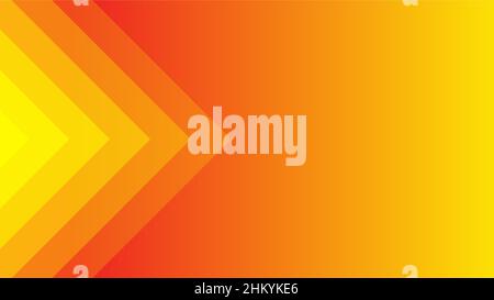Orange background wrapped in triangle pattern design Stock Vector