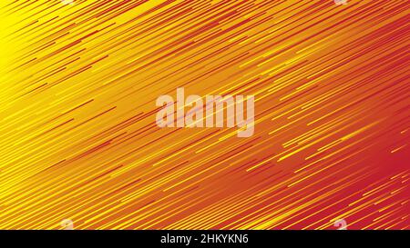 Orange straight line pattern abstract background Stock Vector