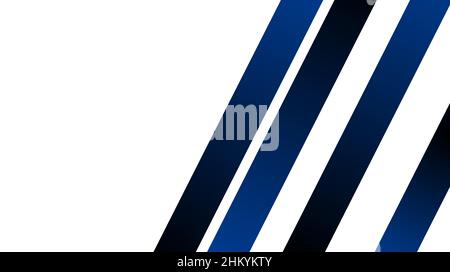 White background with dark blue abstract straight lines Stock Vector