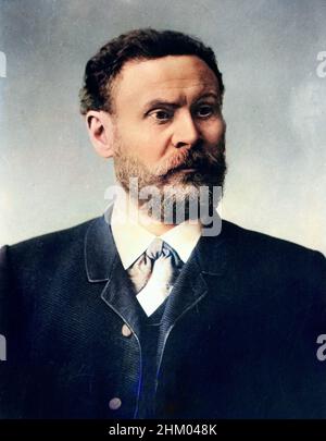 Otto Lilienthal (1848-1896), ingénieur allemand. Stock Photo