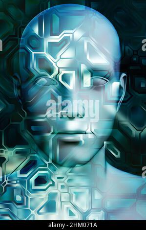 Artificial Intelligence concept Stock Photo