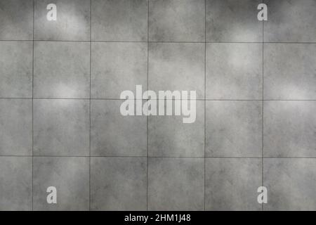 stone and ceramic floor tiles texture, view from above Stock Photo