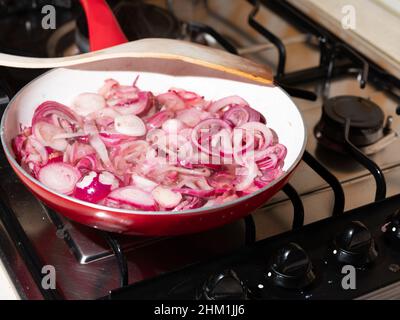 Tropea onion, an Italian specialty from Calabria Stock Photo