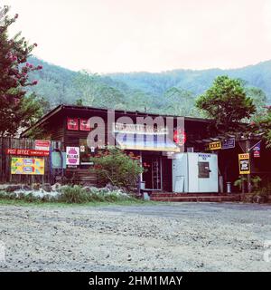 The Dam Shed, general store , Post Office and petrol station , Esk Kilcoy Rd, Somerset Dam QLD 4312, Australia Stock Photo